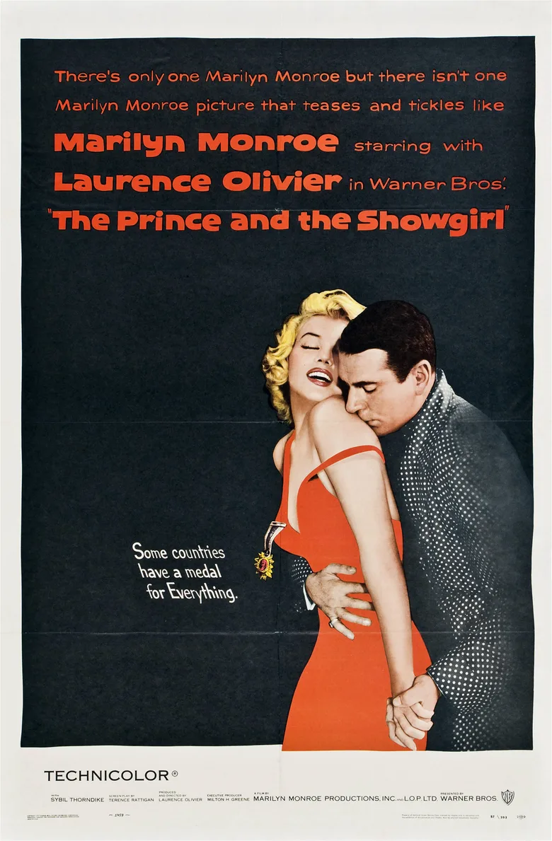 The Prince and the Showgirl poster