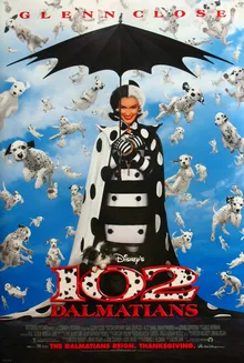 102 Dalmatians poster