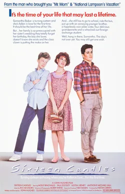 Sixteen Candles poster