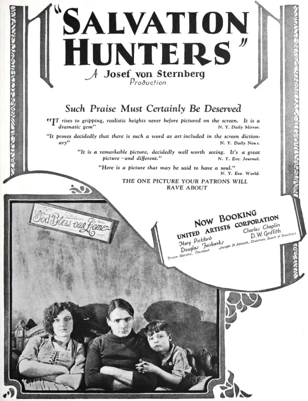 The Salvation Hunters poster