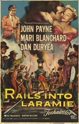 Rails Into Laramie poster