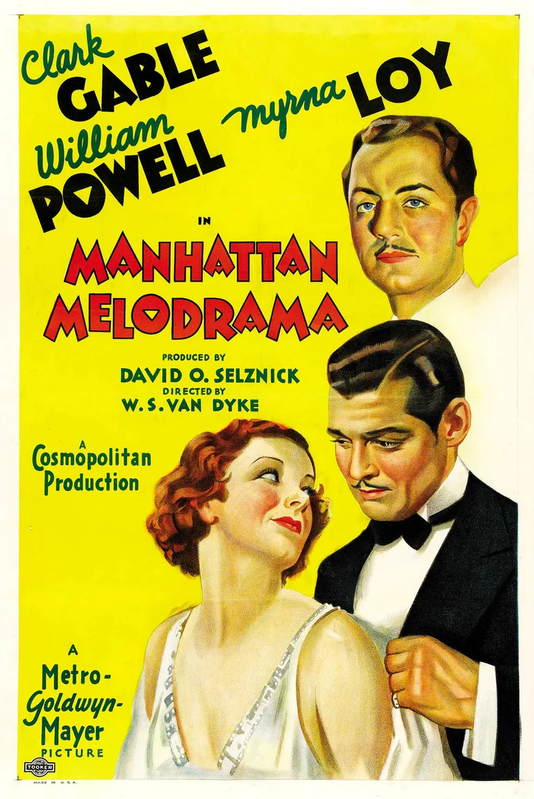 Manhattan Melodrama poster