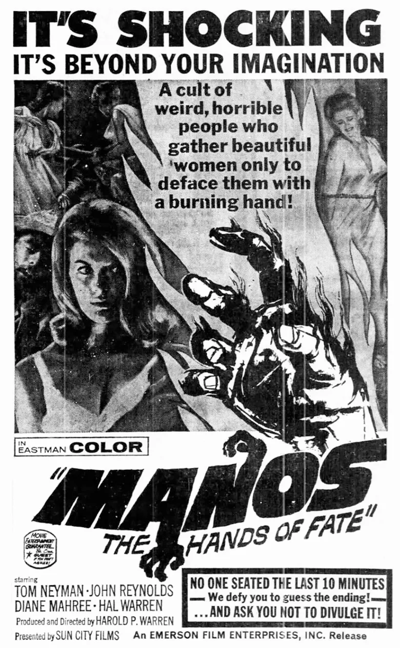 Manos: The Hands of Fate poster