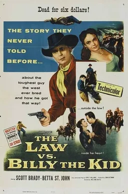 The Law vs. Billy the Kid poster
