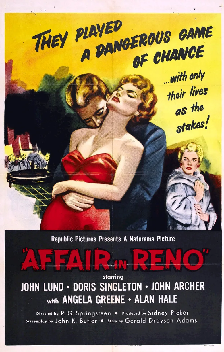 Affair in Reno poster