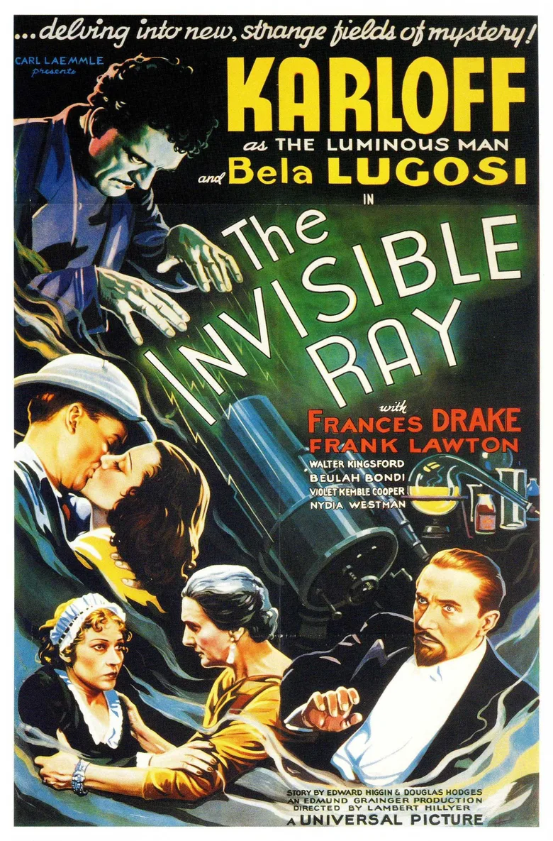 The Invisible Ray poster