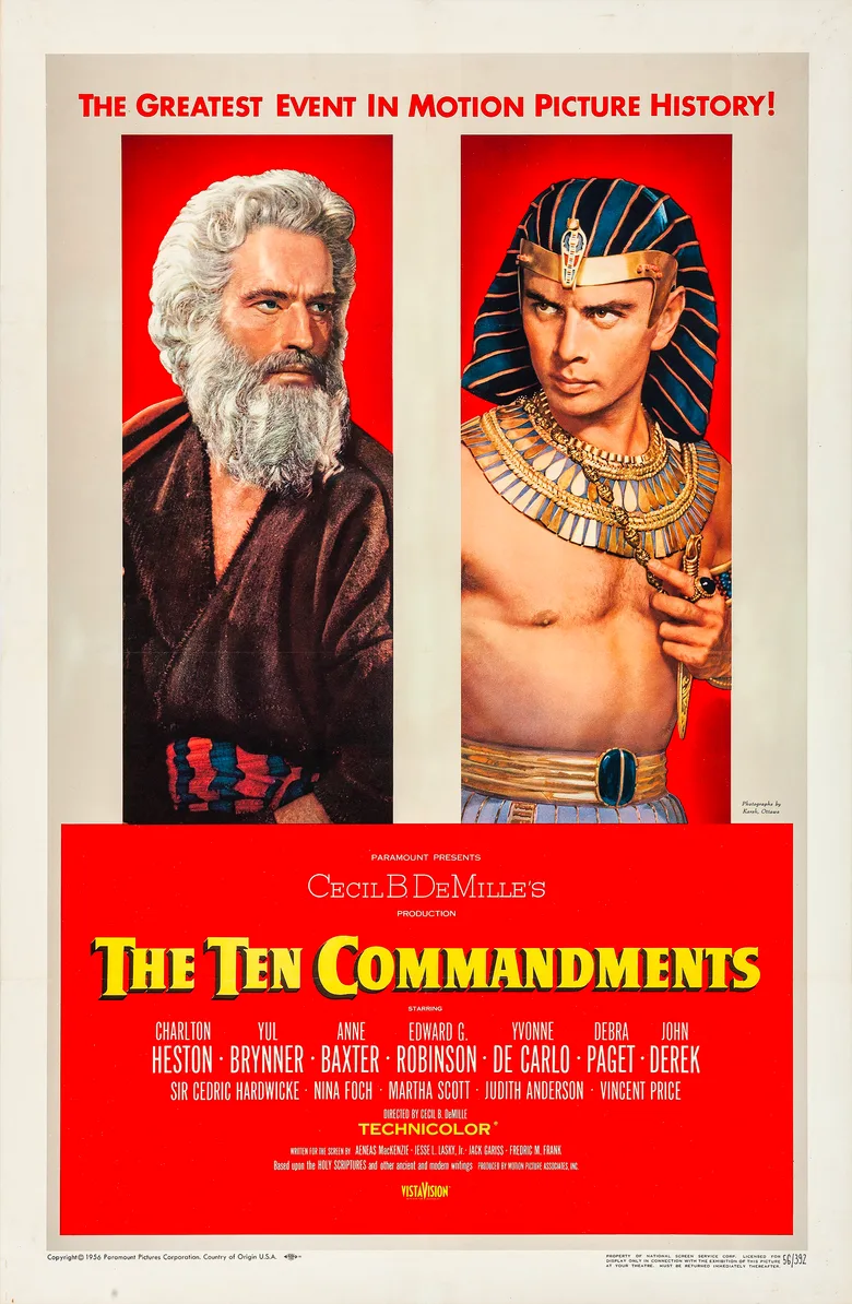 The Ten Commandments poster
