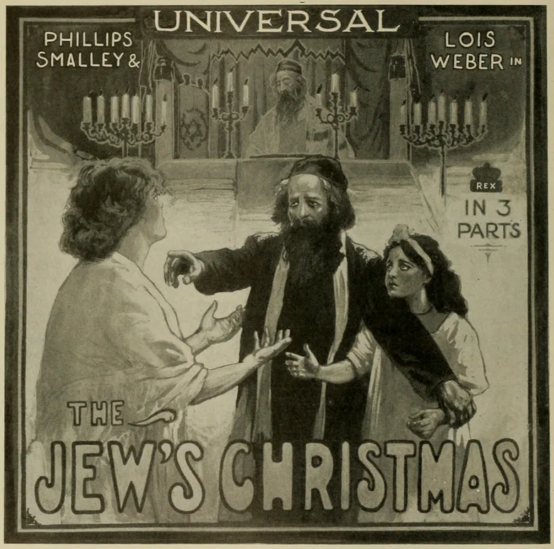 The Jew's Christmas poster