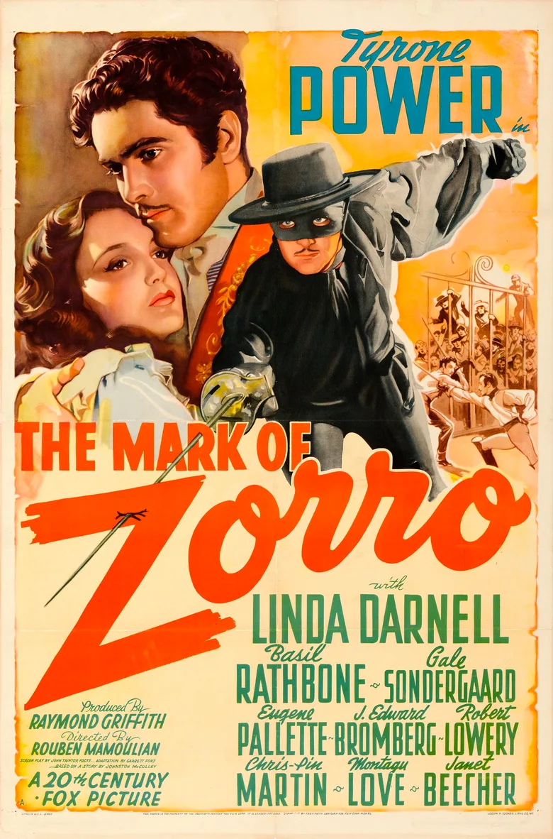 The Mark of Zorro poster