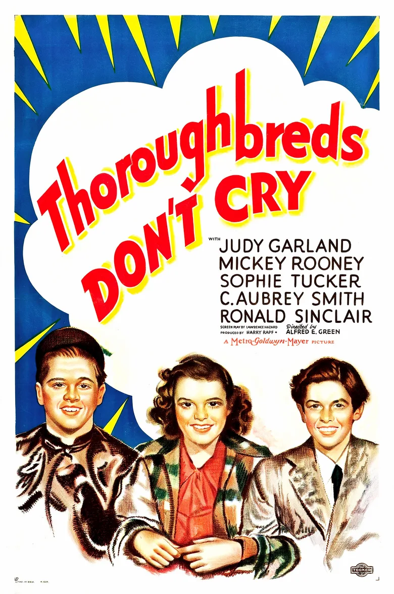 Thoroughbreds Don't Cry poster