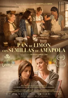 Pan de limón con semillas de amapola poster