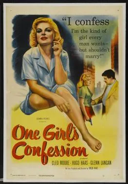 One Girl's Confession poster