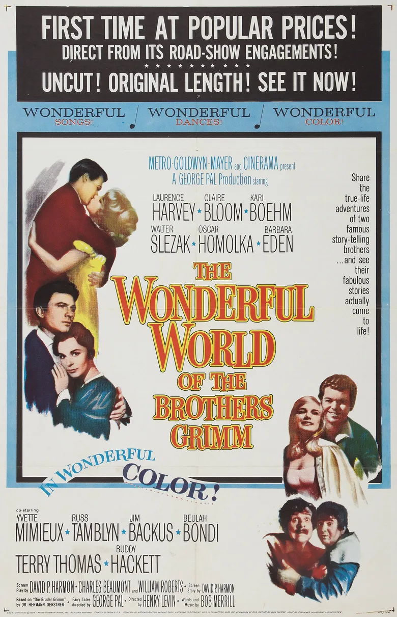 The Wonderful World of the Brothers Grimm poster