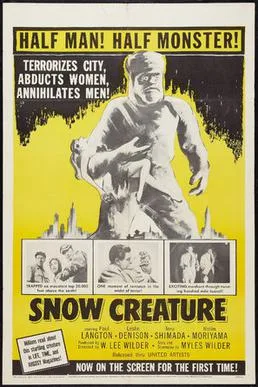 The Snow Creature poster