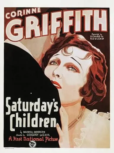 Saturday's Children poster