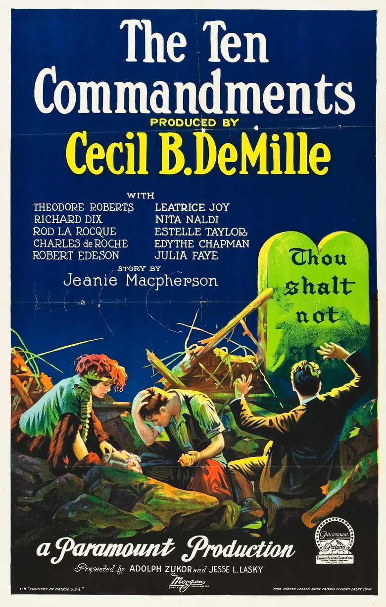 The Ten Commandments poster