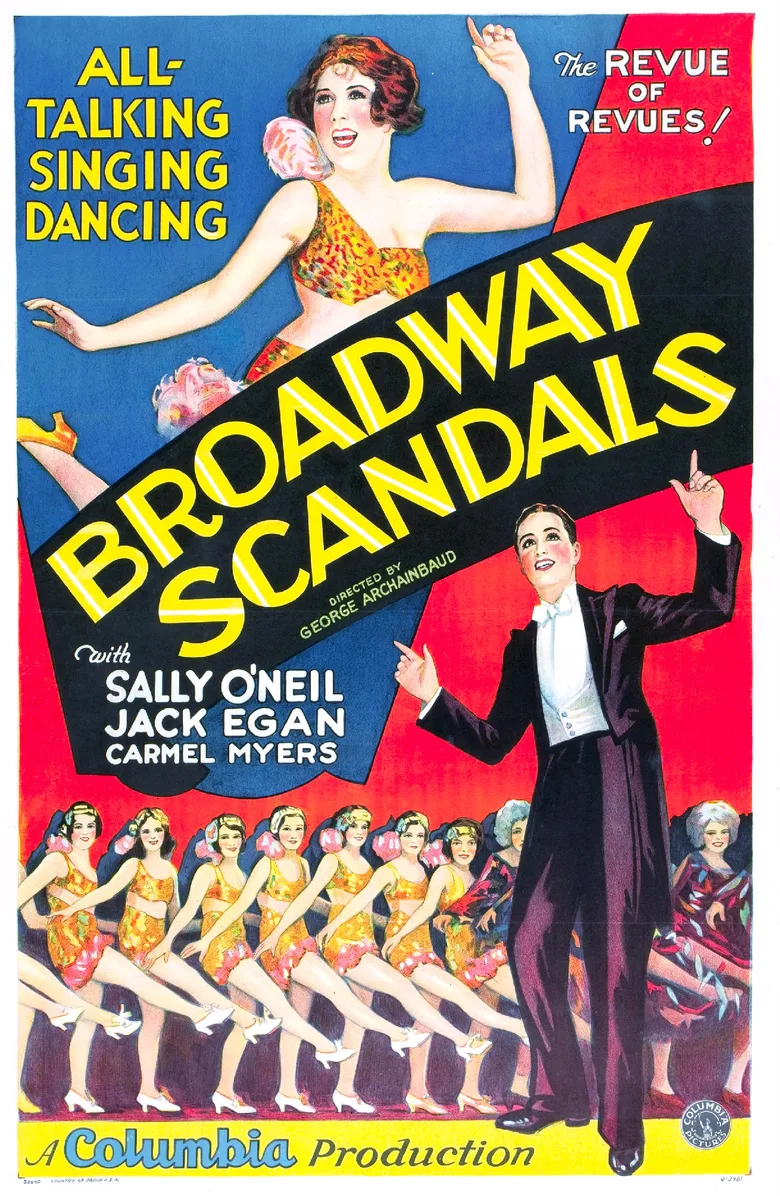Broadway Scandals poster