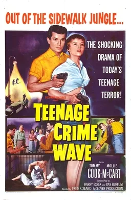 Teen-Age Crime Wave poster