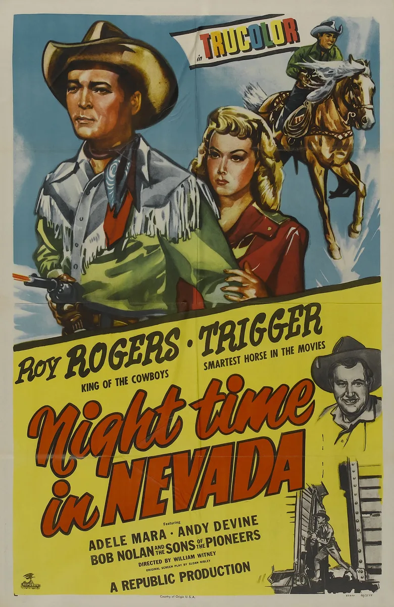 Night Time in Nevada poster