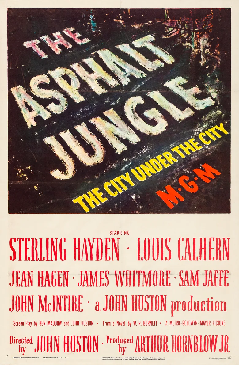 The Asphalt Jungle poster
