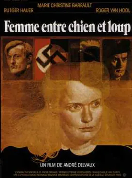 Woman Between Wolf and Dog poster
