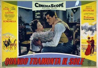 Sunset in Naples poster