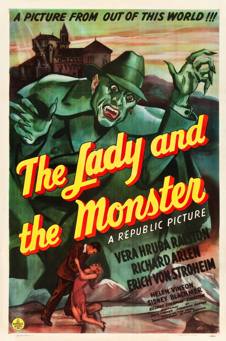The Lady and the Monster poster