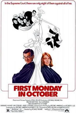 First Monday in October poster