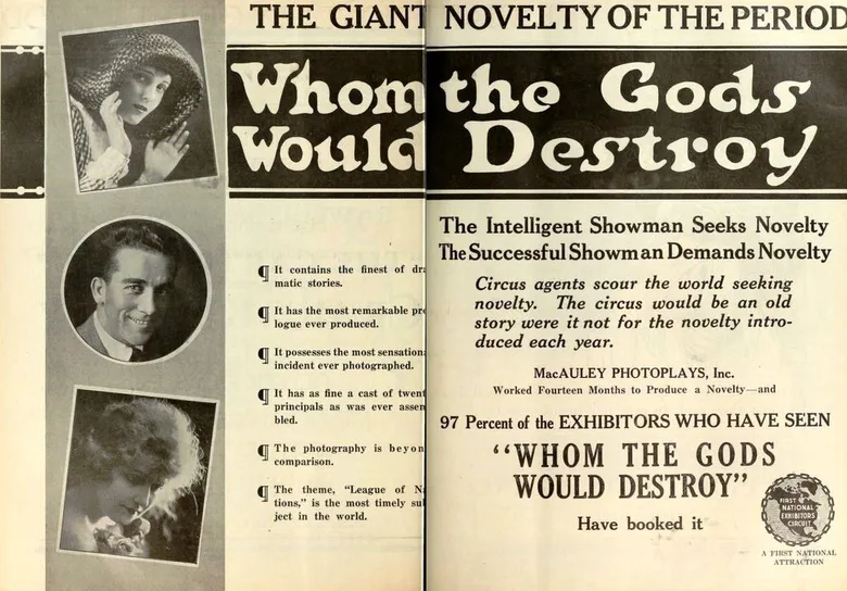Whom the Gods Would Destroy poster