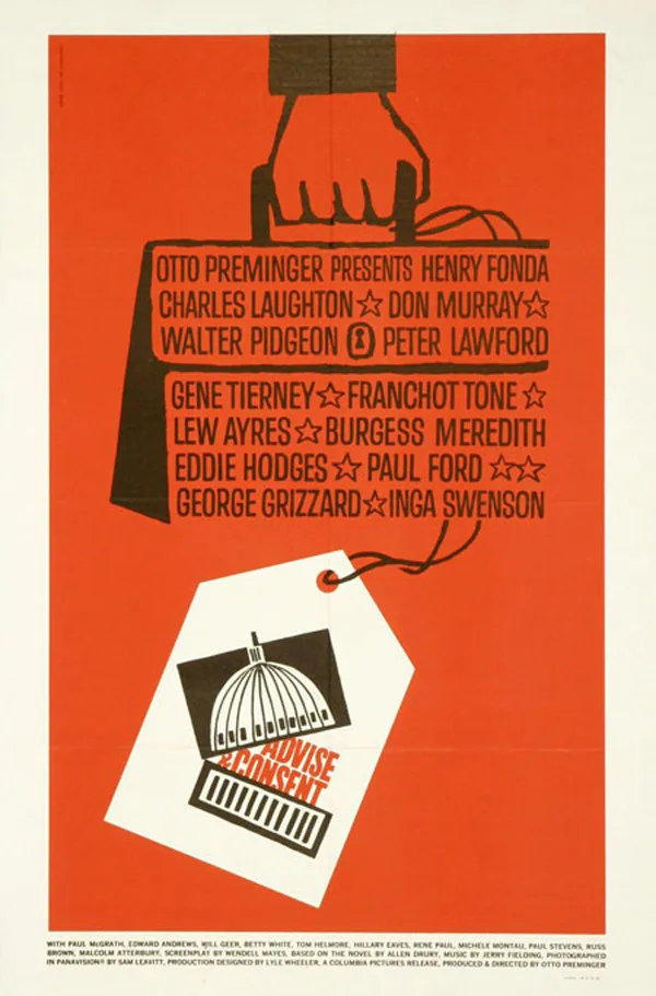 Advise & Consent poster