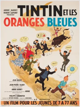 Tintin and the Blue Oranges poster