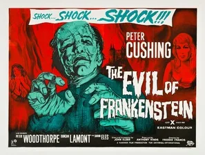 The Evil of Frankenstein poster