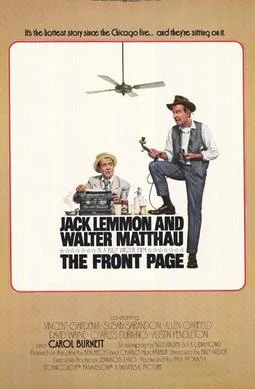The Front Page poster