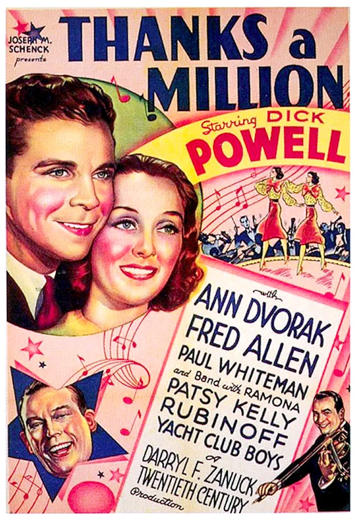Thanks a Million poster