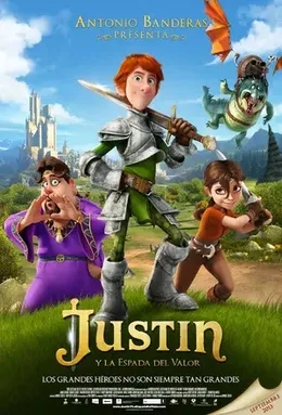 Justin and the Knights of Valour poster