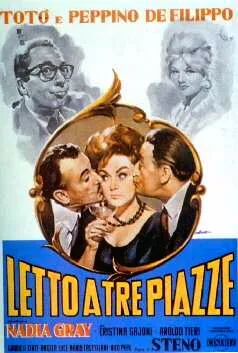 Letto a tre piazze poster