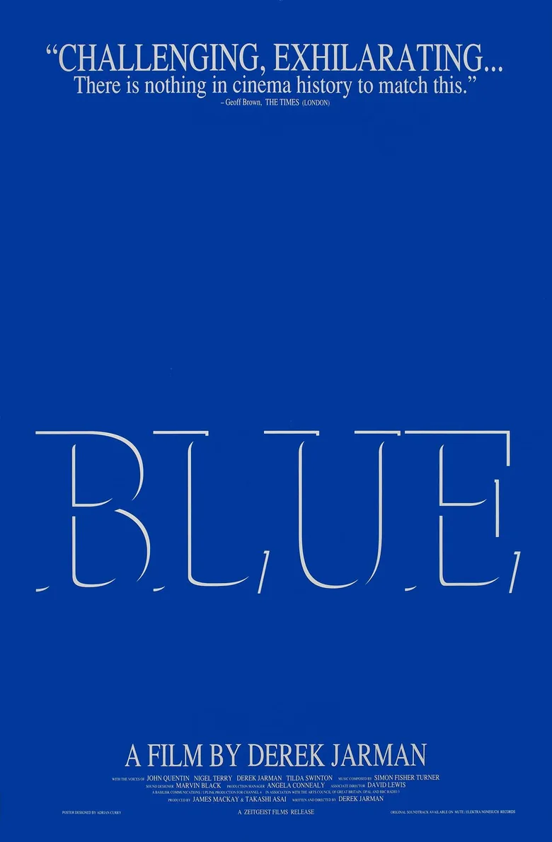 Blue poster