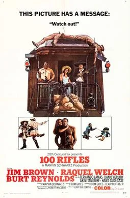 100 Rifles poster