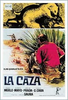 La caza poster