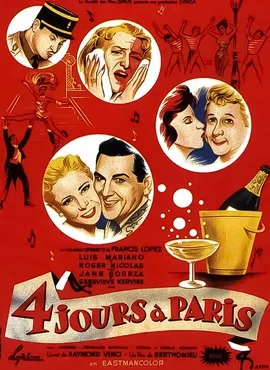Quatre jours à Paris poster