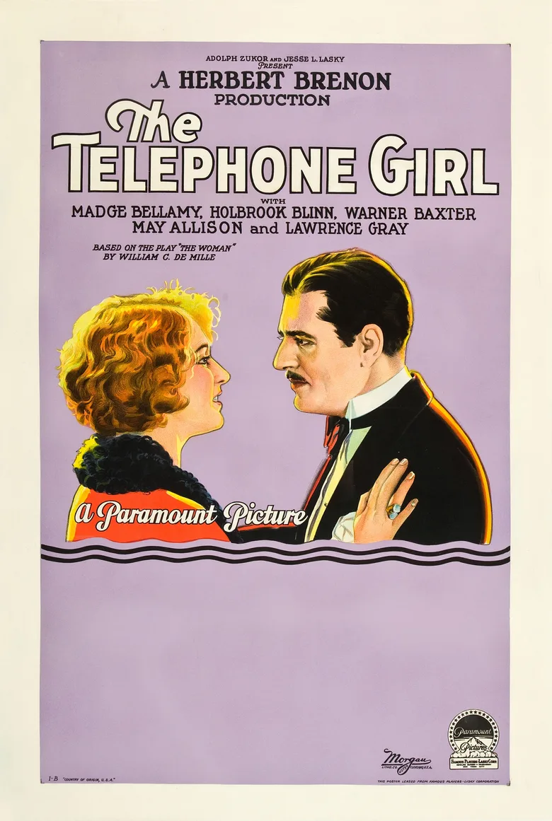 The Telephone Girl poster