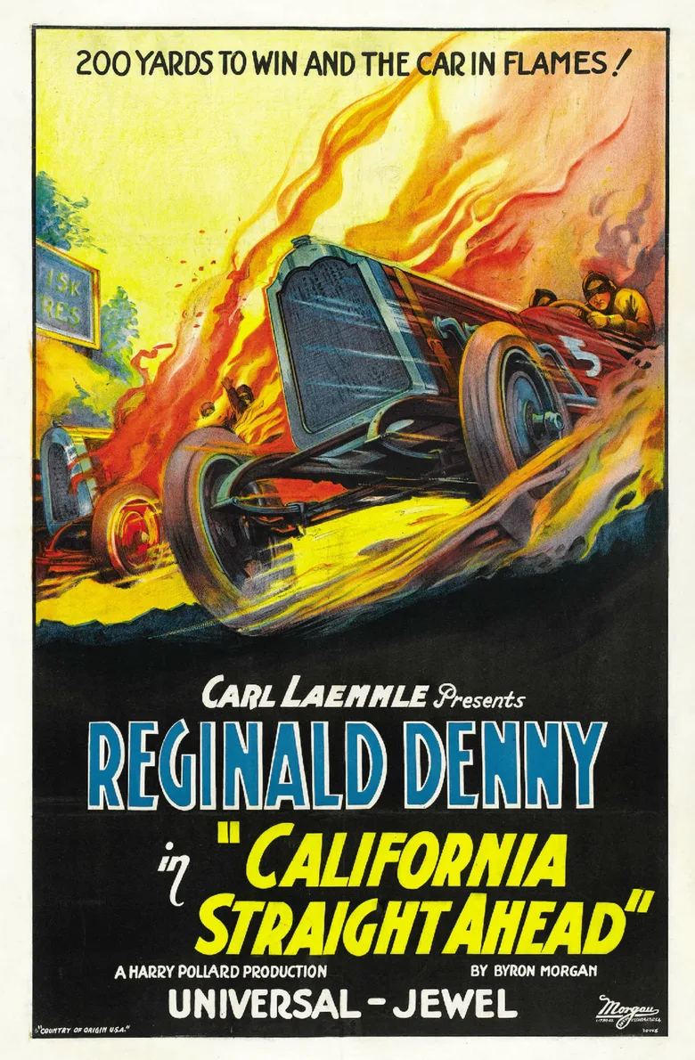 California Straight Ahead poster