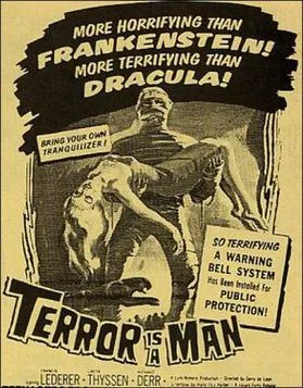 Terror Is a Man poster