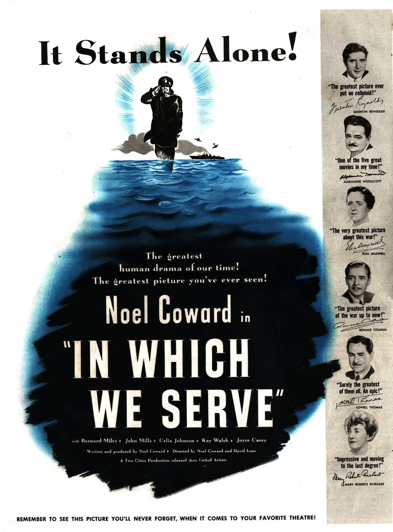 In Which We Serve poster