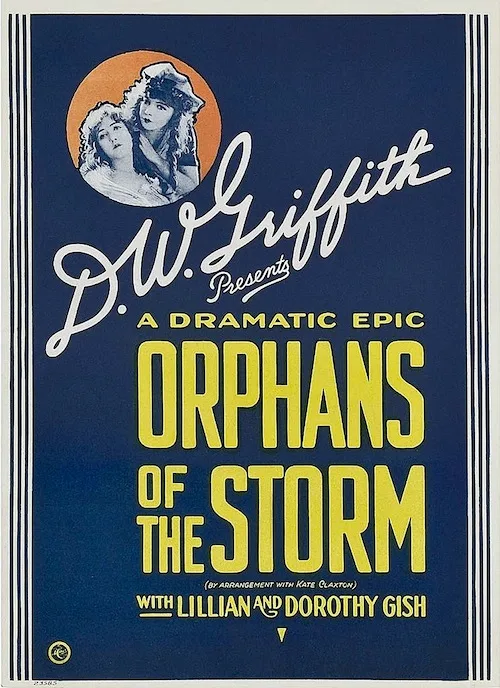 Orphans of the Storm poster