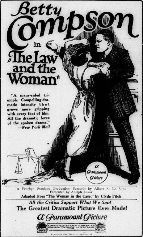 The Law and the Woman poster