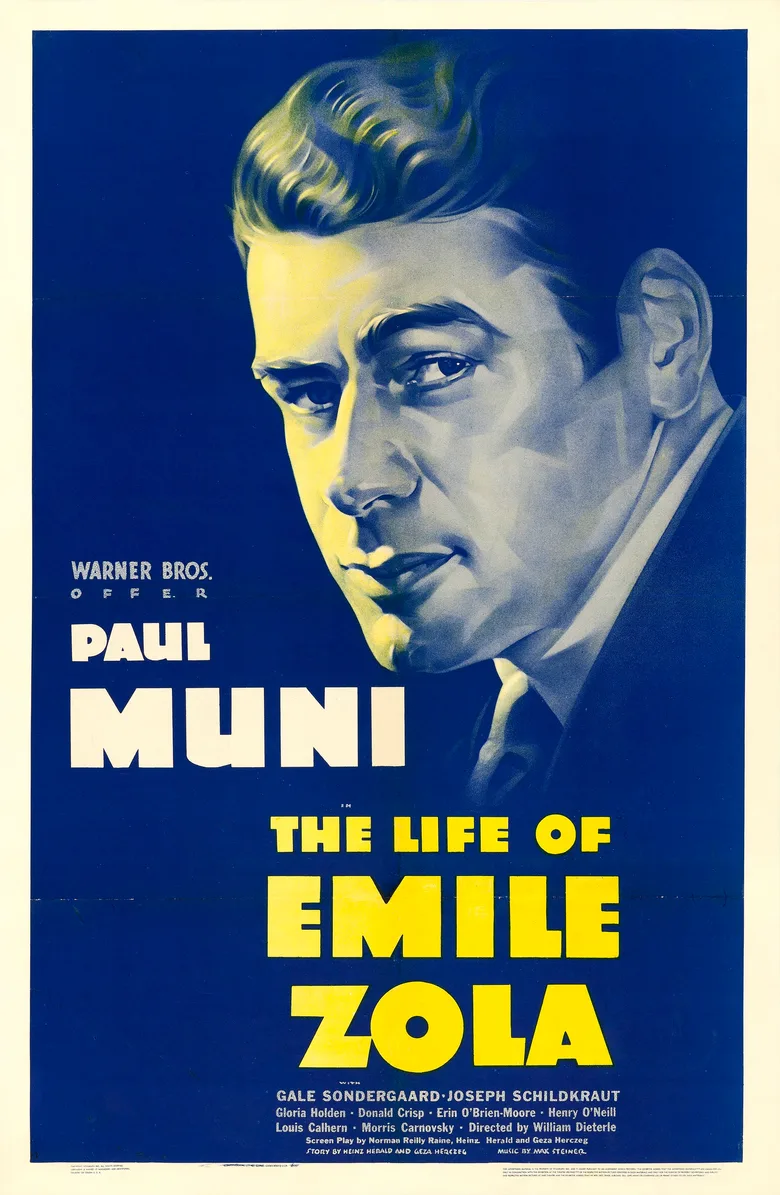 The Life of Emile Zola poster