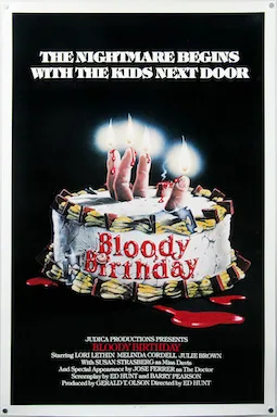 Bloody Birthday poster