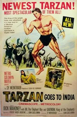 Tarzan Goes to India poster