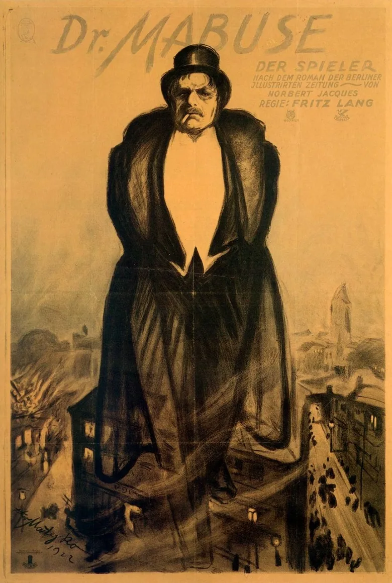 Dr. Mabuse the Gambler poster